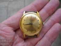 КОЛЕКЦИОНЕРСКИ ПОЗЛАТЕН ЧАСОВНИК РАКЕТА RAKETA 17 JEWELS