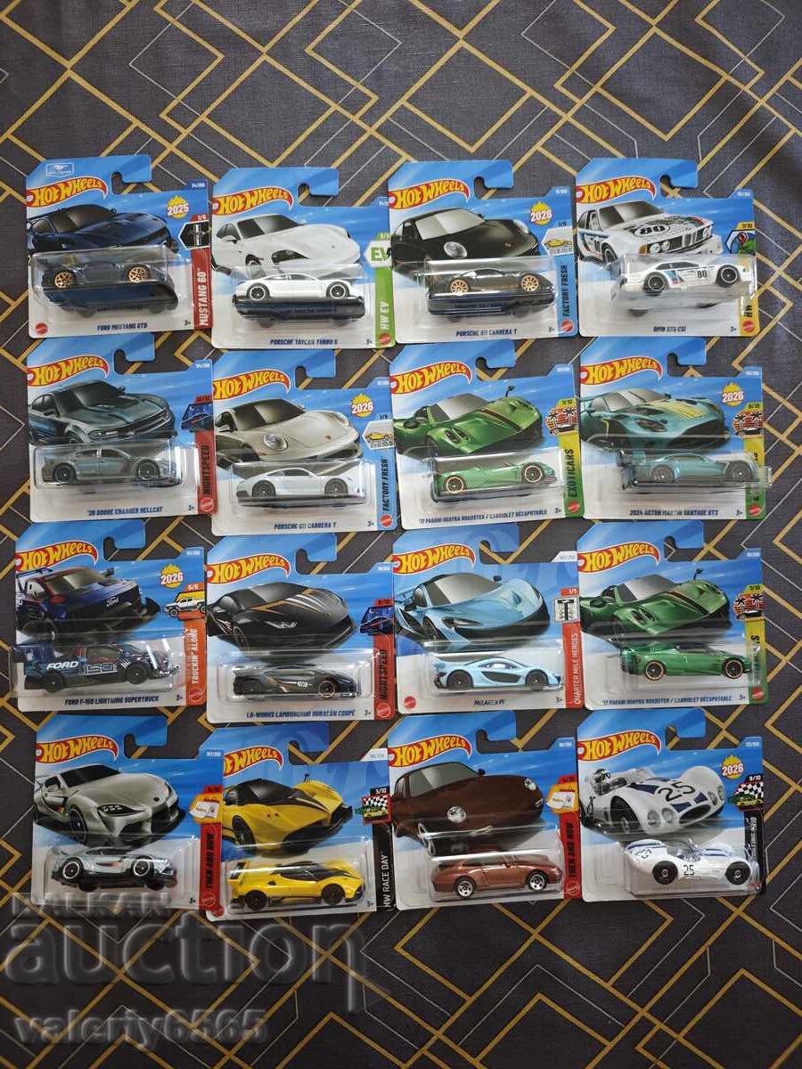 Hot Wheels lot 16 pcs