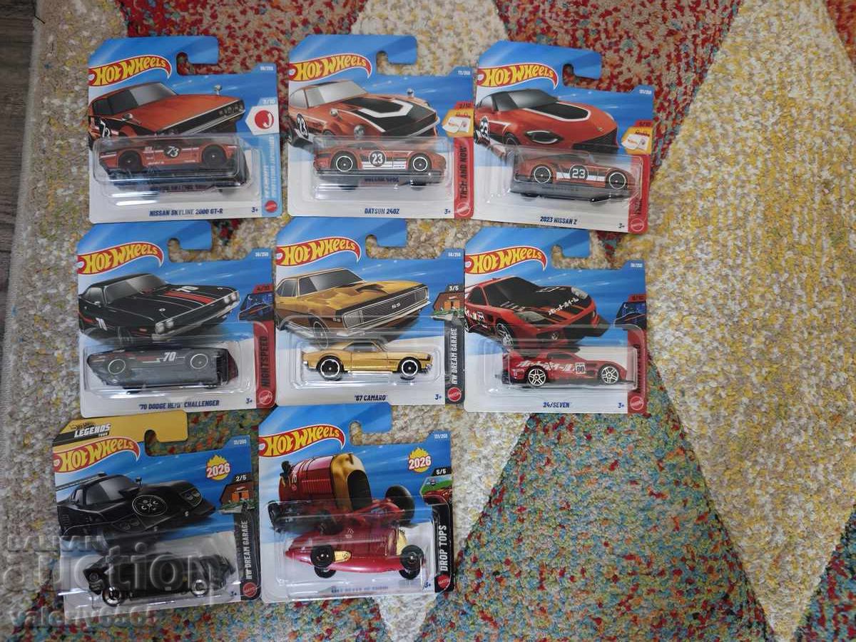 Hot Wheels lot 8 pcs