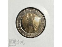 Germany UNC Euro Coin 2 Euro 2002 G Bimetal Euro Germany