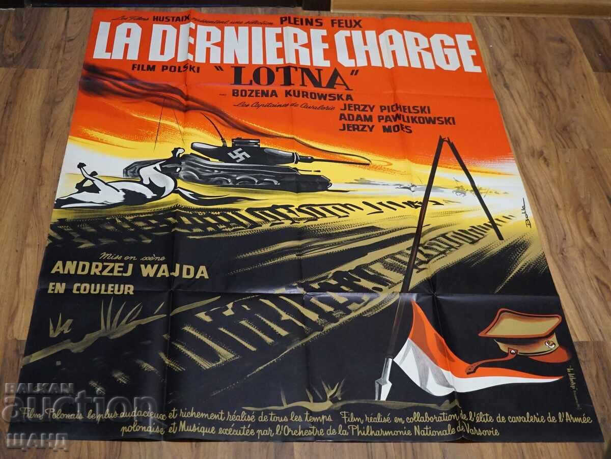 Afis original francez vechi, mare, de film, poster cinematografic