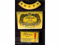 BULGARIA NEW LABEL from PLISKA PRESLAV - 0.5 L COGNAC