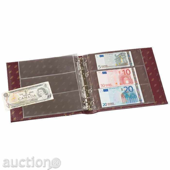 Numis banknote album with cassette and 20 sheets included