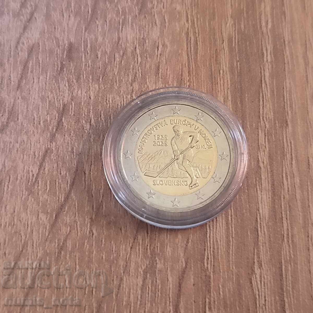 Slovacia 2 euro 2025 Hochei