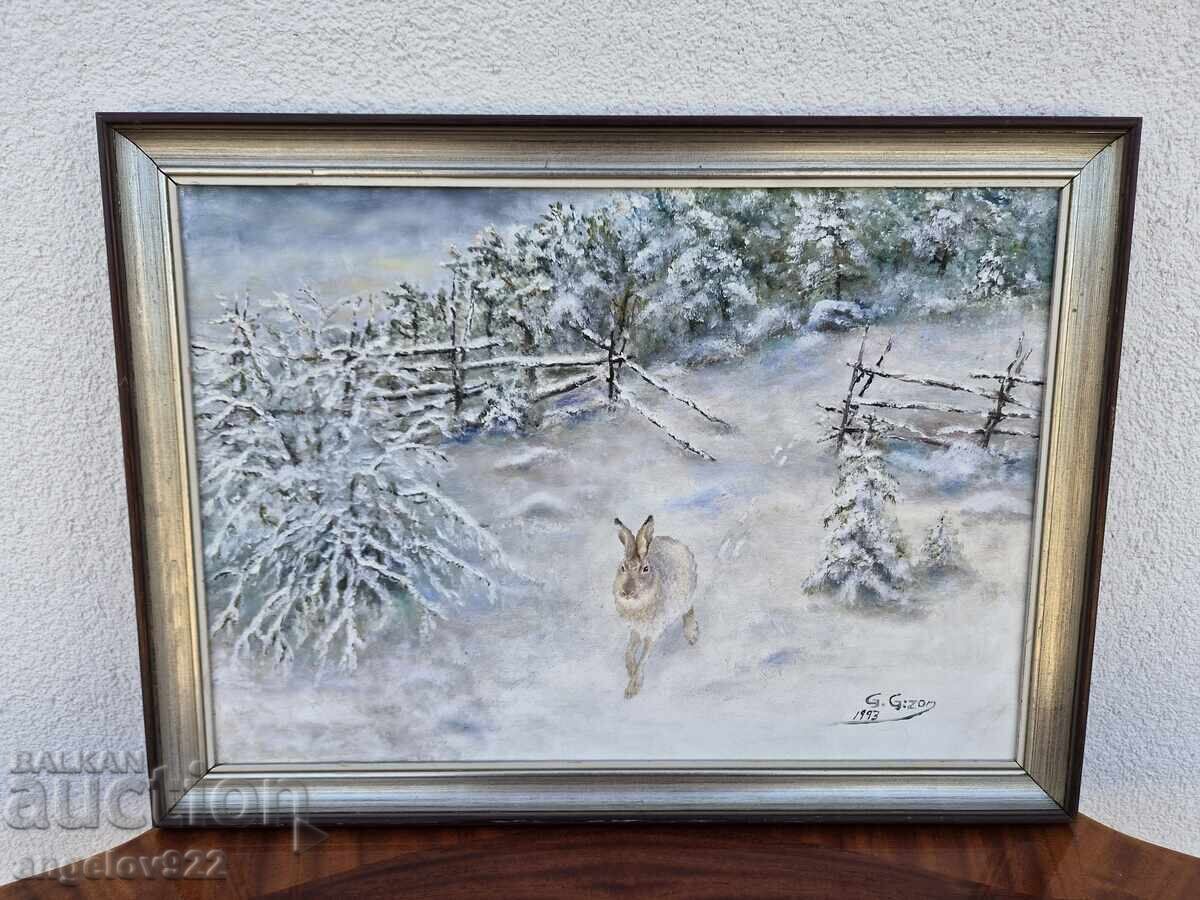Original oil painting on canvas!!! with price € 0.01 | 0.02 BGN