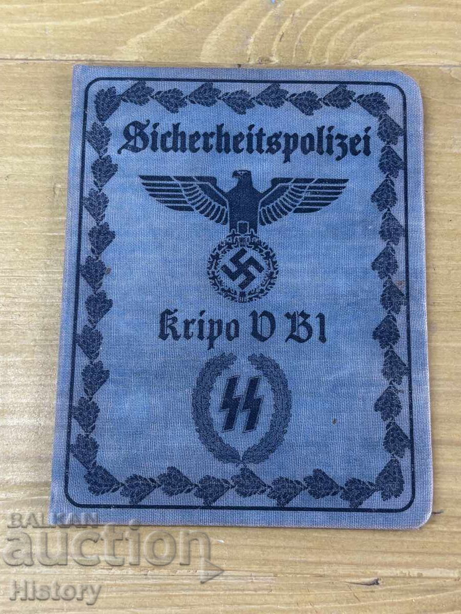 Документ на германската криминална полиция (Kripo) – Вто - 6 Документ на германската криминална полиция (Kripo) – Вто - 6