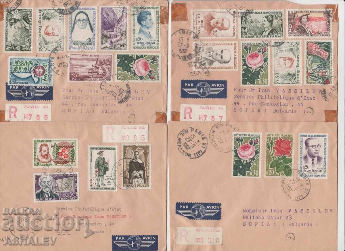 4 плика - R Франция-България 4 плика - R Франция-България