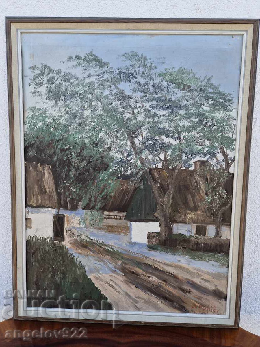 Delivery of Old Author's oil painting on canvas!!! Delivery of Old Author's oil painting on canvas!!!