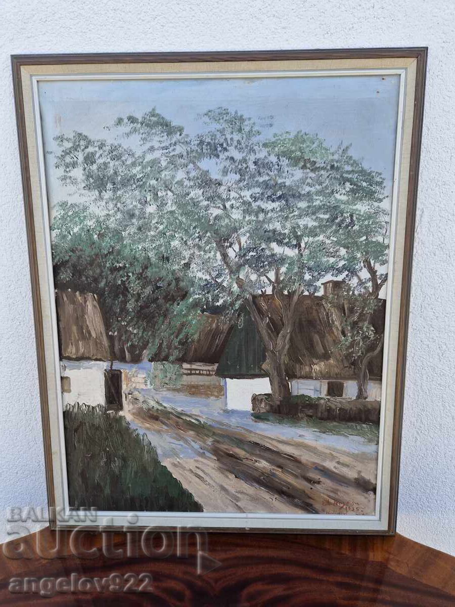 Old Author's oil painting on canvas!!! Old Author's oil painting on canvas!!!