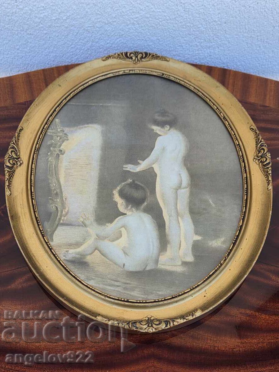 Auction Reproduction in a beautiful wooden frame with glass!!! Auction Reproduction in a beautiful wooden frame with glass!!!