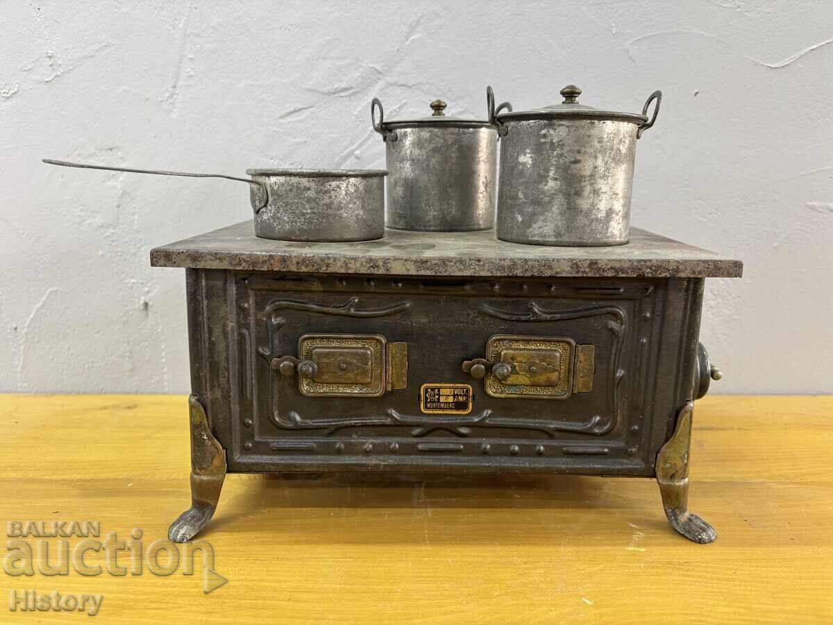 Miniature Electric Children's Stove Märklin Wurtemberg Miniature Electric Children's Stove Märklin Wurtemberg