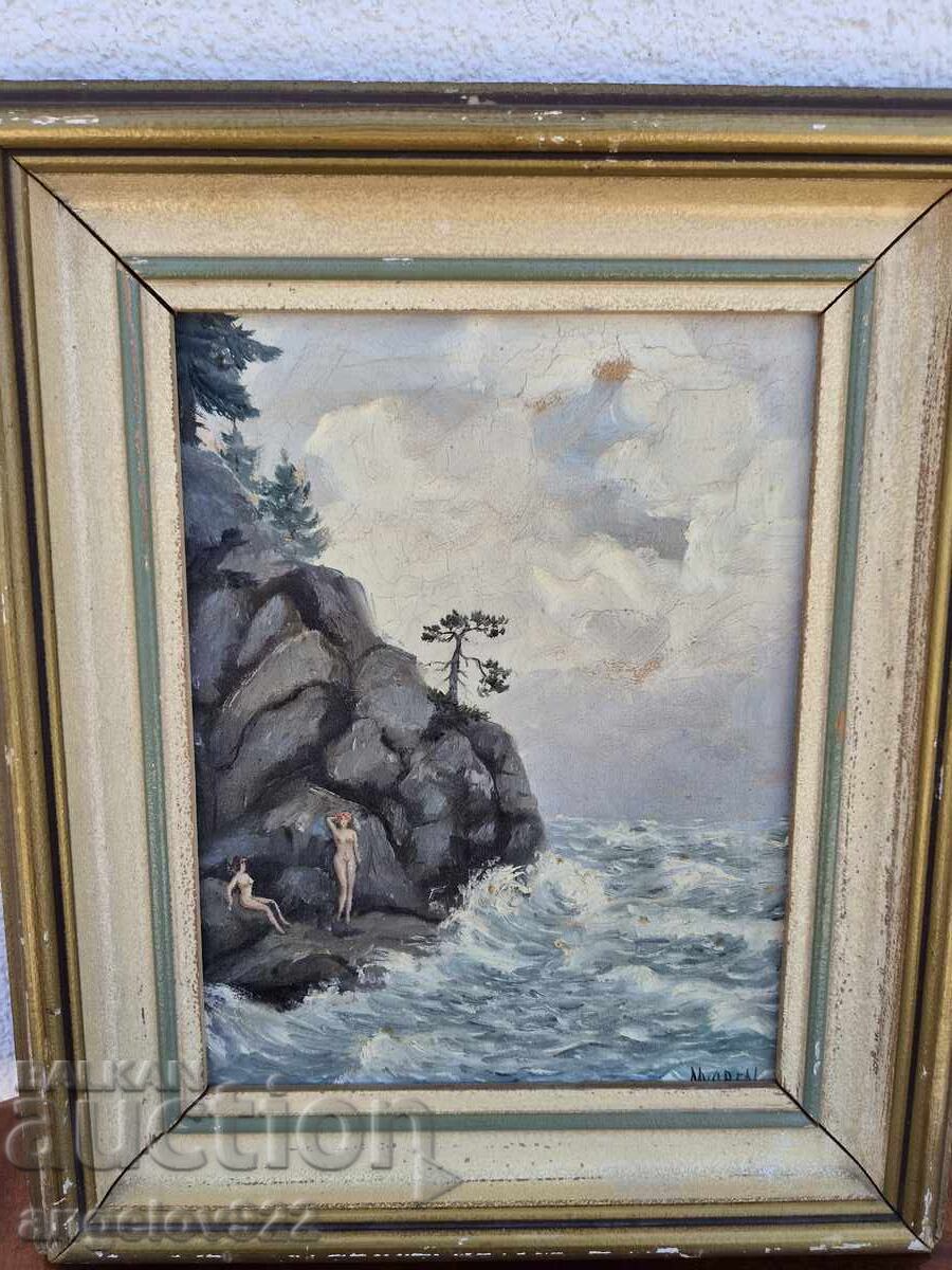 Auction Old Author's oil painting on canvas!!! Auction Old Author's oil painting on canvas!!!