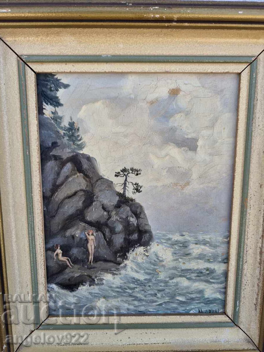 Delivery of Old Author's oil painting on canvas!!! Delivery of Old Author's oil painting on canvas!!!