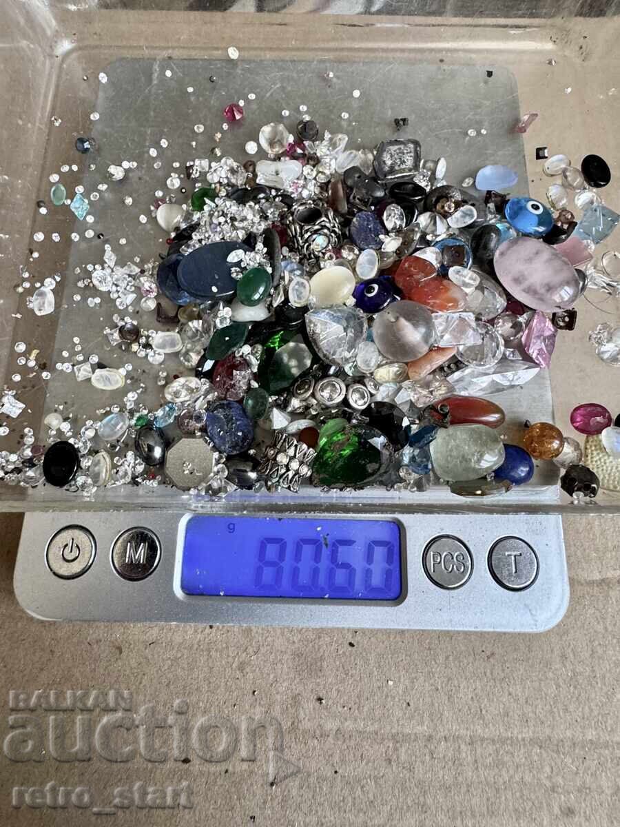 Stones removed from jewelry, for spares or restoration - 7