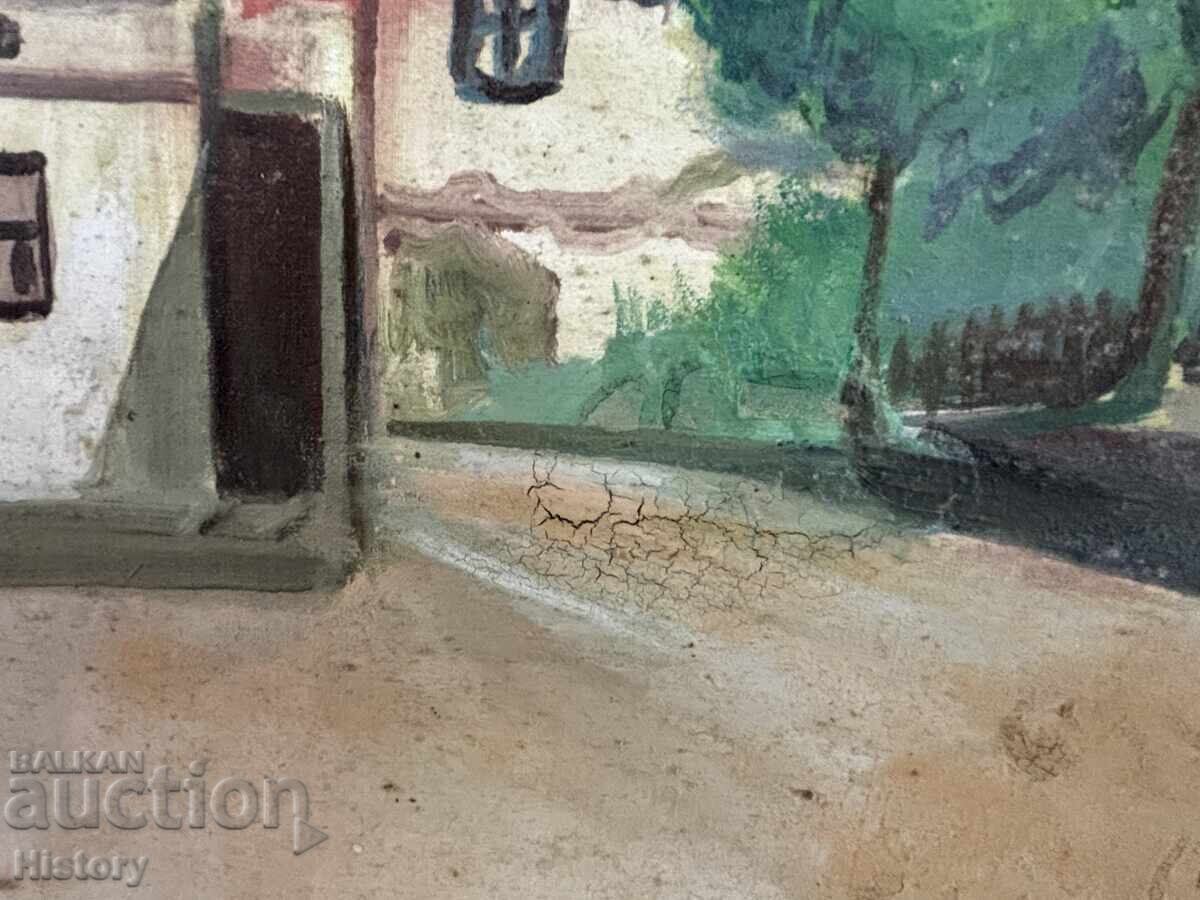 Auction  Painting "The Bobev House" – oil on canvas, 1968