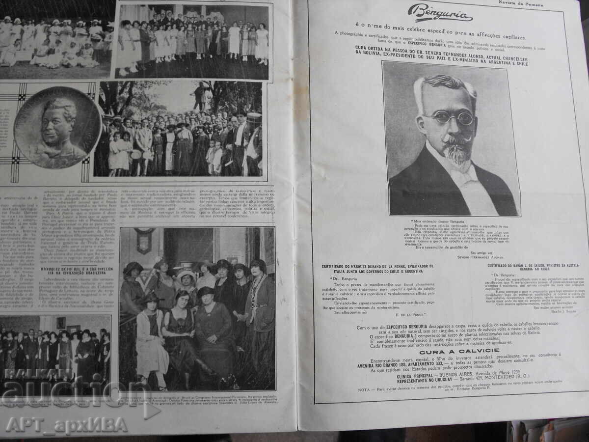 Livrarea Revistă REVISTA da SEMANA /în portugheză/. Rio de Janeiro Livrarea Revistă REVISTA da SEMANA /în portugheză/. Rio de Janeiro