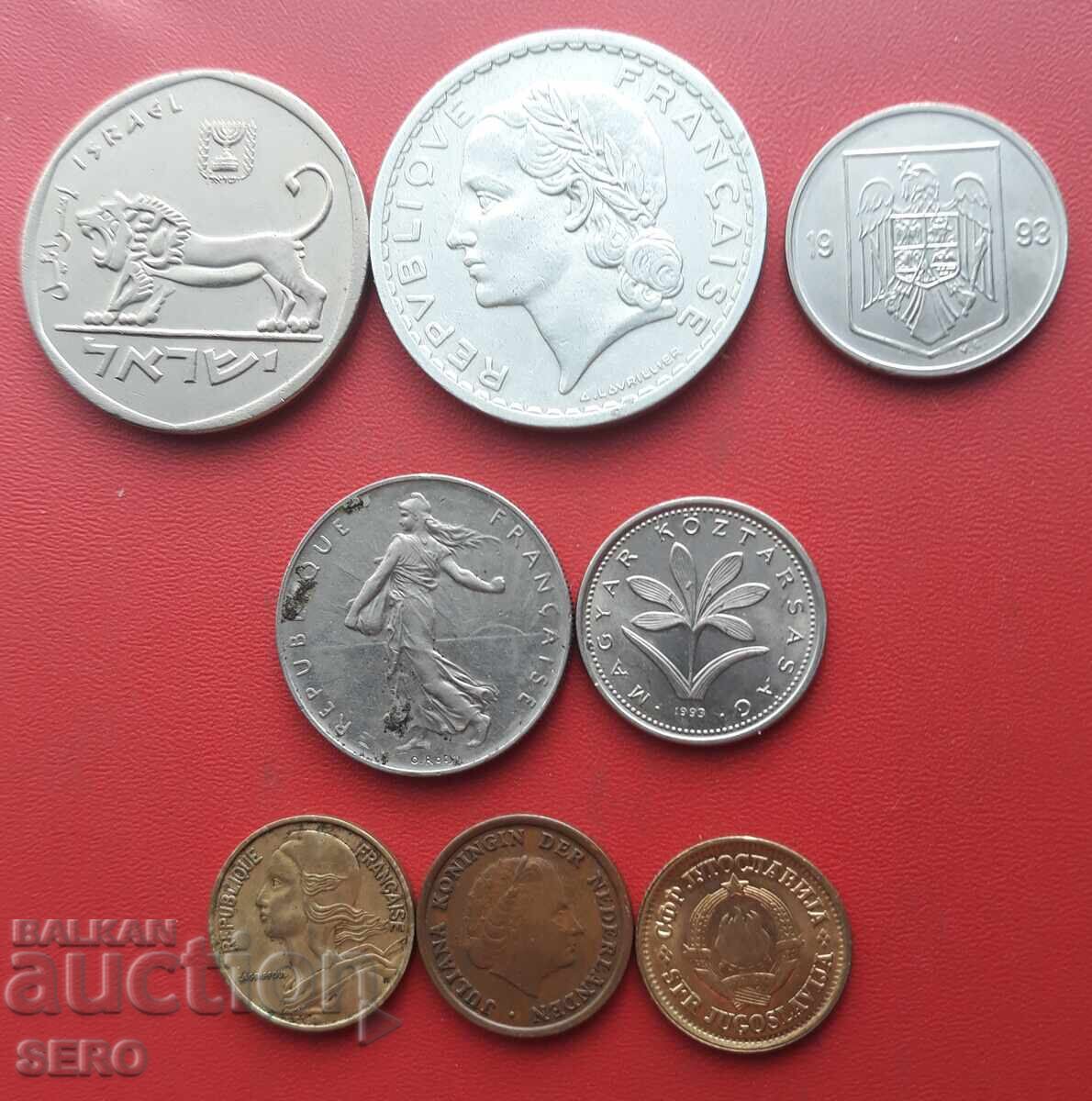 Mixed lot of 8 coins with price € 0.51 | 1.00 BGN