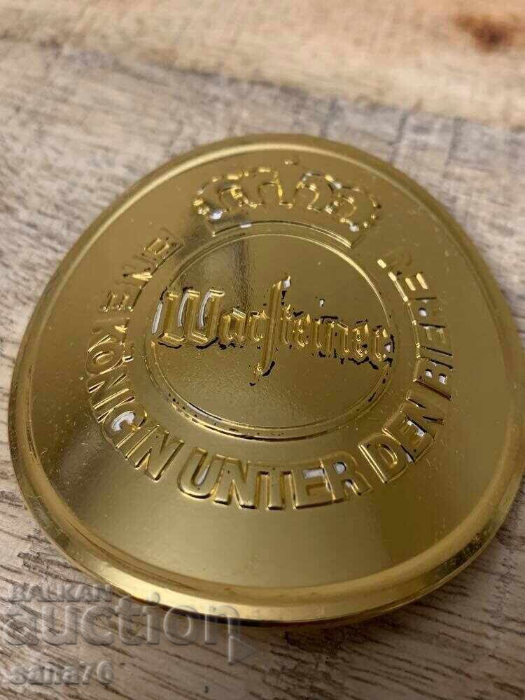 Παλιά ορειχάλκινη μασίφ πλακέτα μπίρας - Warsteiner με τιμή € 5.00 | 9.78 BGN