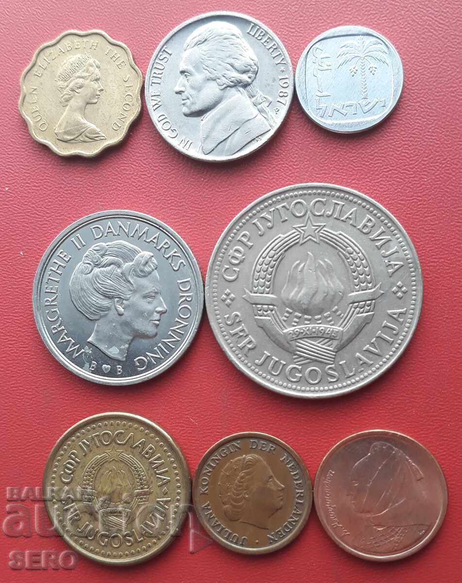Mixed lot of 8 coins with price € 0.51 | 1.00 BGN