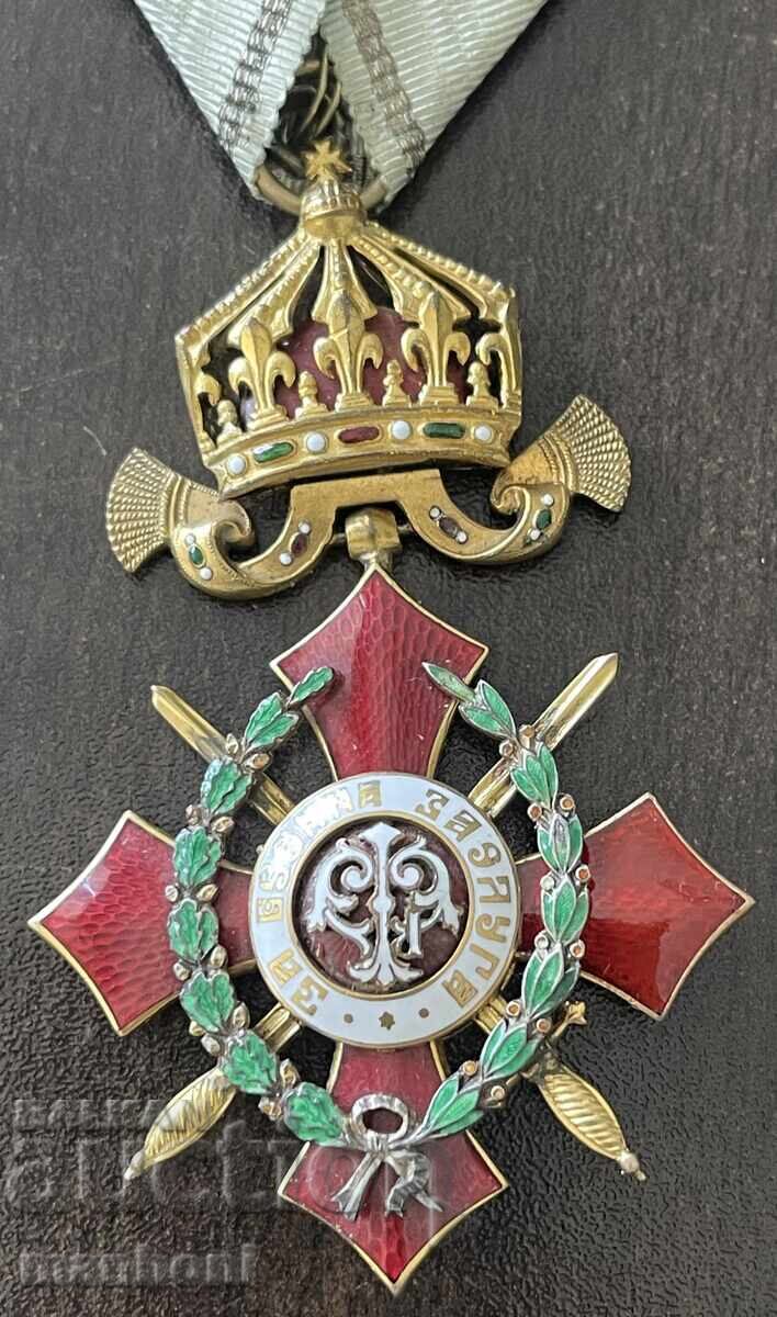Licitație 6443 Regatul Bulgariei Ordinul pentru Merit Militar clasa a IV-a distincție