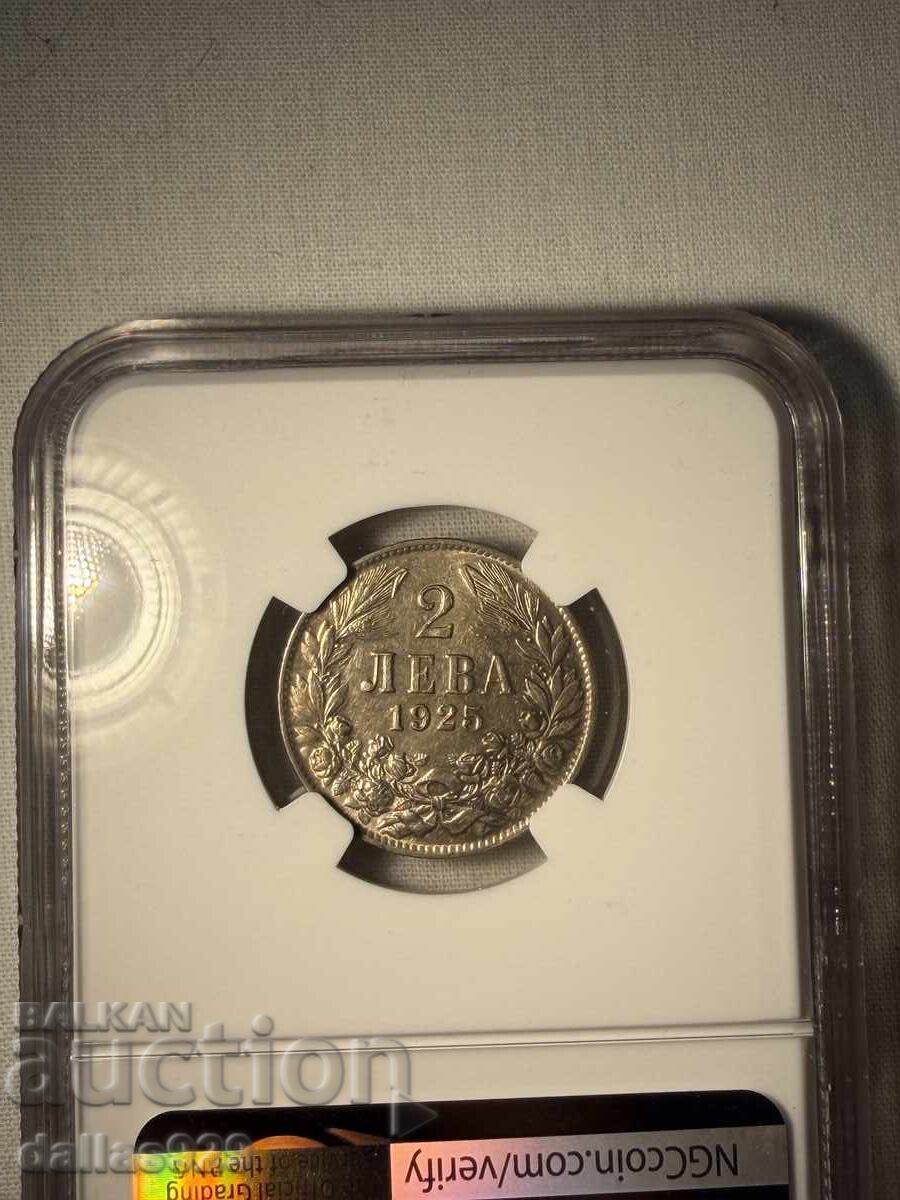 2 leva 1925 ms62 cu preț € 199.00 | 389.21 BGN 2 leva 1925 ms62 cu preț € 199.00 | 389.21 BGN