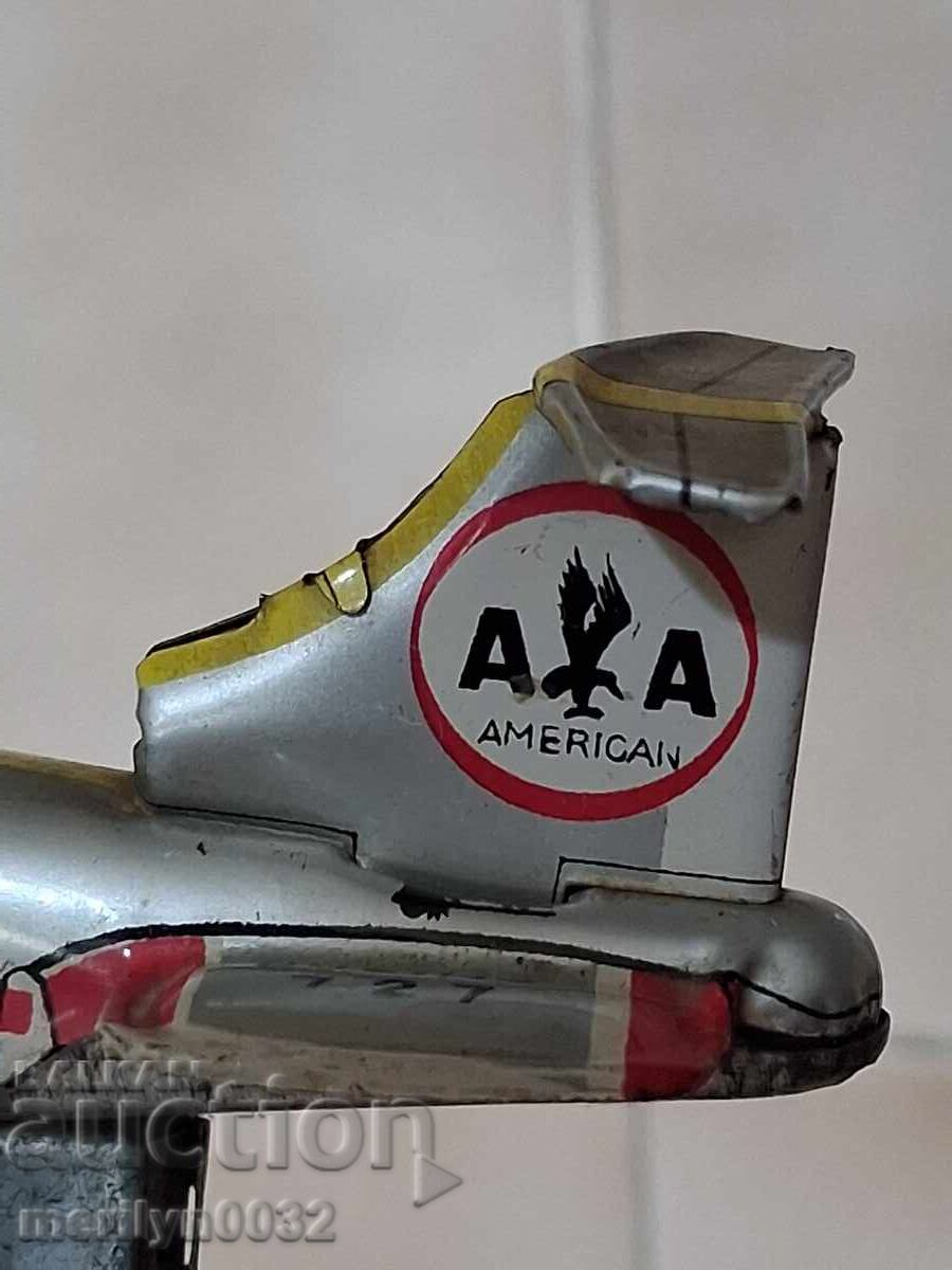 Children's tin toy, airplane, small airplane - 7