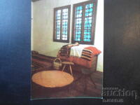 Interior of G. Dimitrov's childhood home, Old postcard