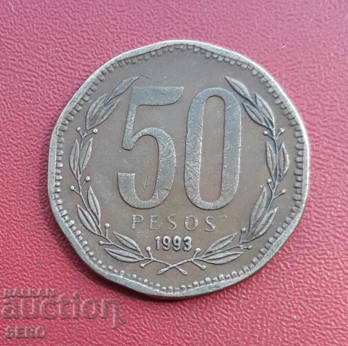 Чили-50 песос 1993