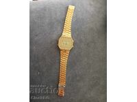 Ceas digital Casio A168 auriu