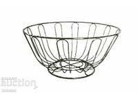 Wire fruit bowl metal, mid-20th century