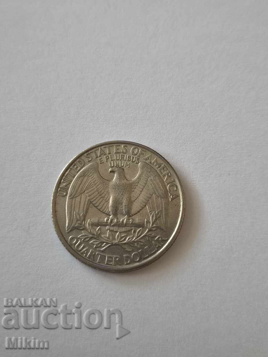 1/4 dollar coin 1995 USA