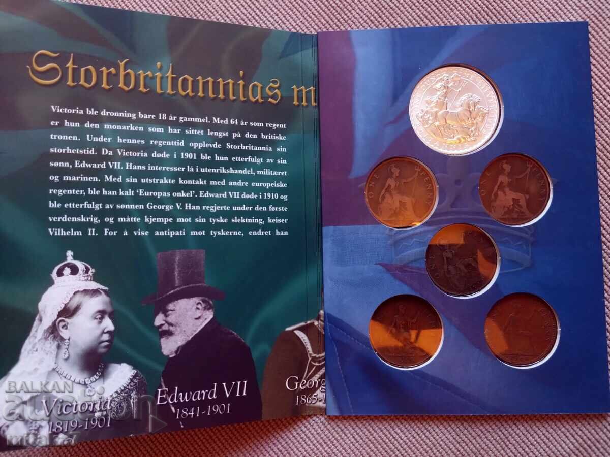 Сребърна монета Британия, 1999 година, Великобритания с цена € 122.00 | 238.61 лв.