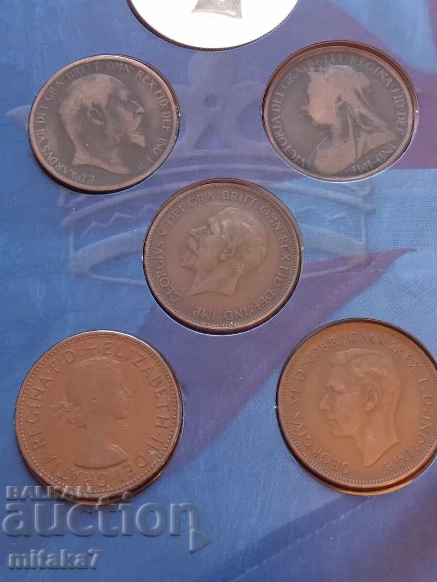 Сребърна монета Британия, 1999 година, Великобритания - 6