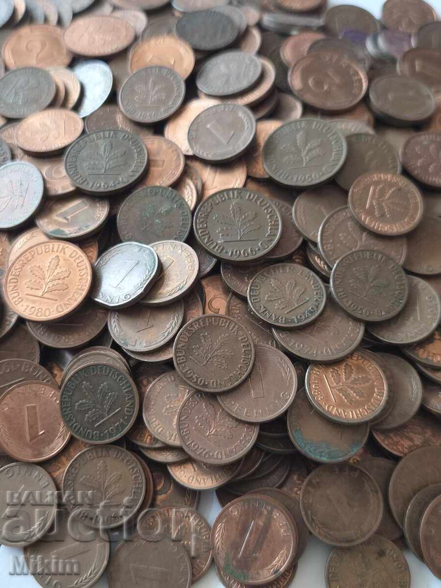 Lot monede germane pfennig 511 buc cu preț € 0.30 | 0.59 BGN