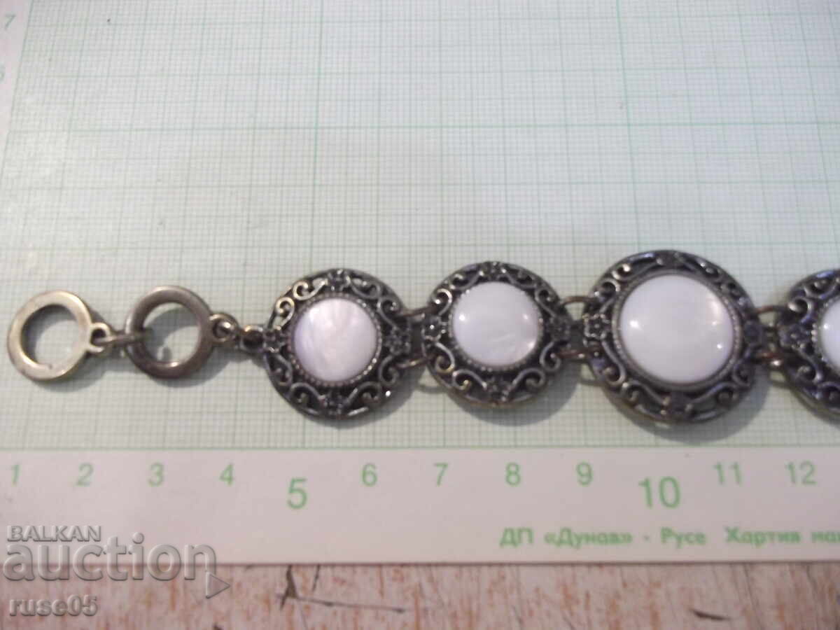 Auction  Bracelet with white stones