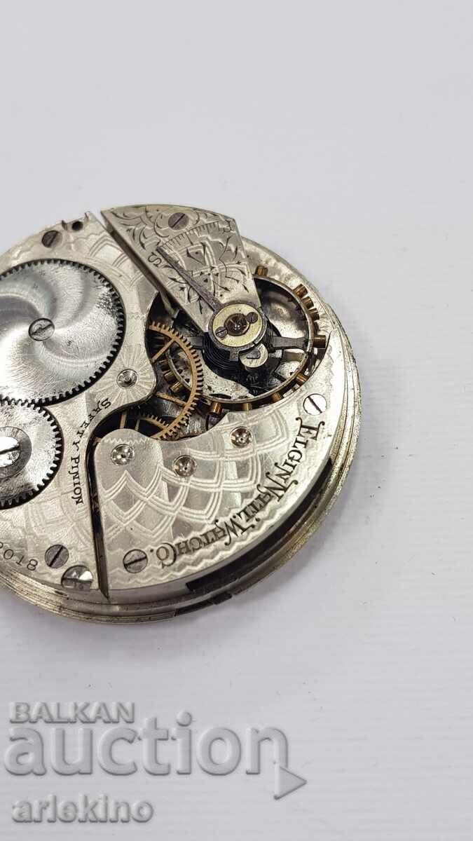 Механизъм и циферблат за Джобен Часовник "ELGIN" - USA - 5