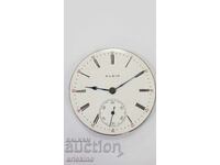 Mechanism and dial for "ELGIN" pocket watch - USA