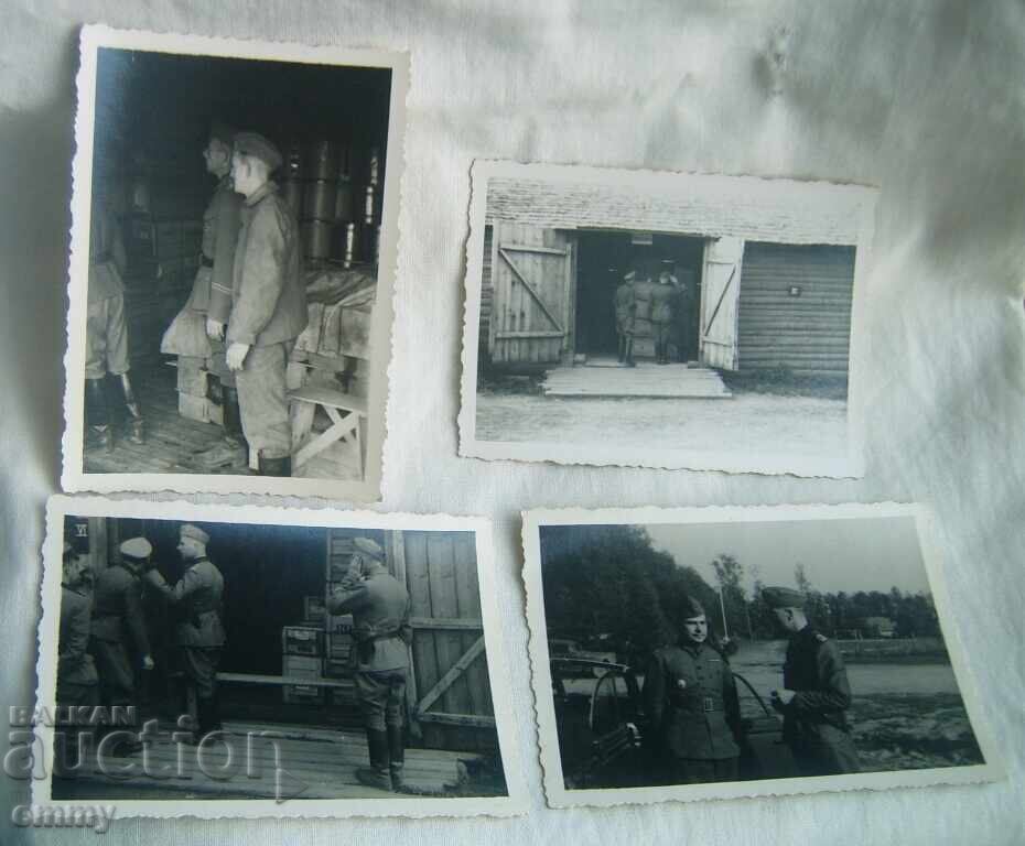 Fotografii mici 4 bucăți - Al Doilea Război Mondial, Germania, 1942