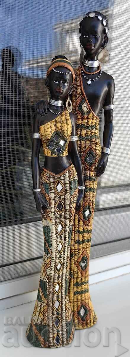 African Statuette Sculpture Figure Man Woman Couple with price € 11.00 | 21.51 BGN