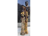 African Statuette Sculpture Figure Man Woman Couple