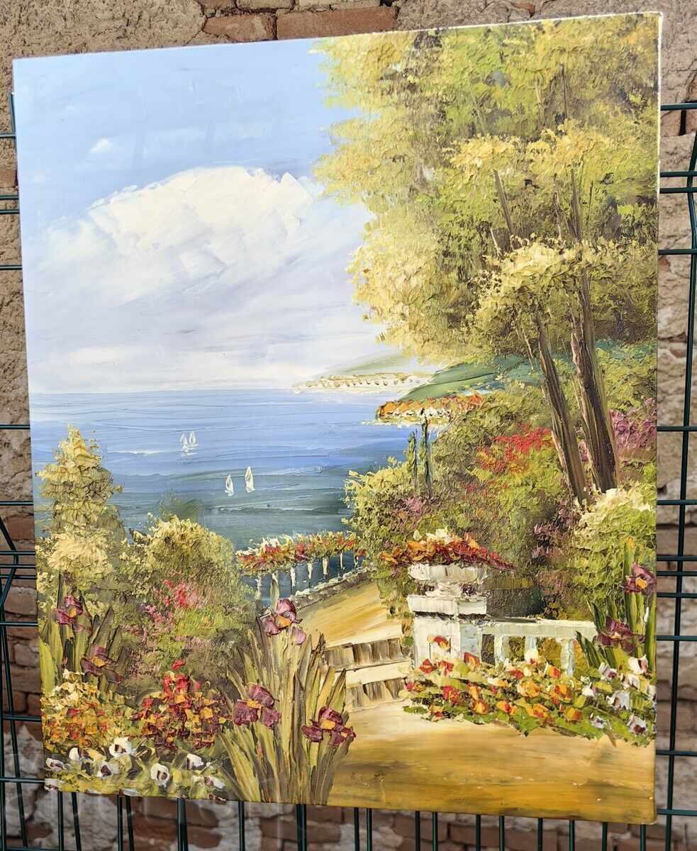 SEA LANDSCAPE OIL PAINTING CANVAS OIL SUBFRAME with price € 39.00 | 76.28 BGN