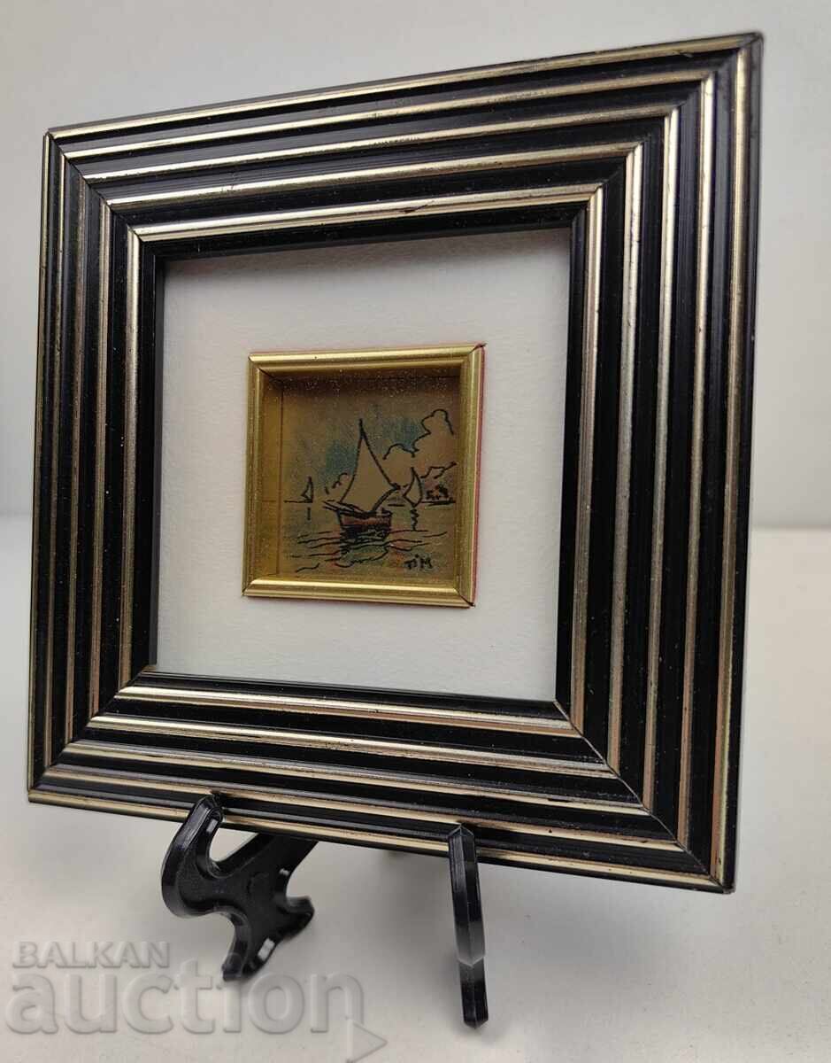 Delivery of PAINTING SEA BOAT LANDSCAPE REPRODUCTION FRAME Delivery of PAINTING SEA BOAT LANDSCAPE REPRODUCTION FRAME