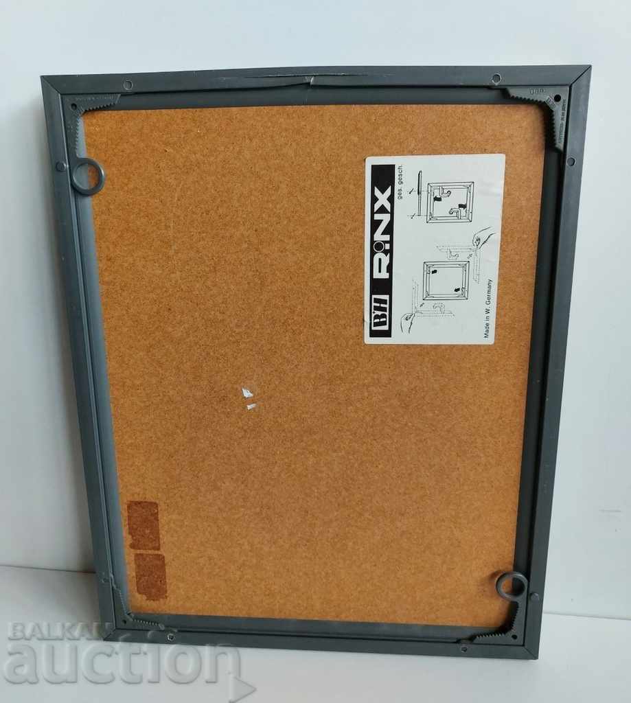 . 1985 GRAPHICS SKETCH PICTURE FRAME VENICE SQUARE SAN MARCO - 6