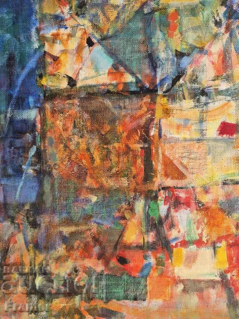 Livrarea Rumen Budev Loc ritualic 1991 Tablou de un mare artist bulgar