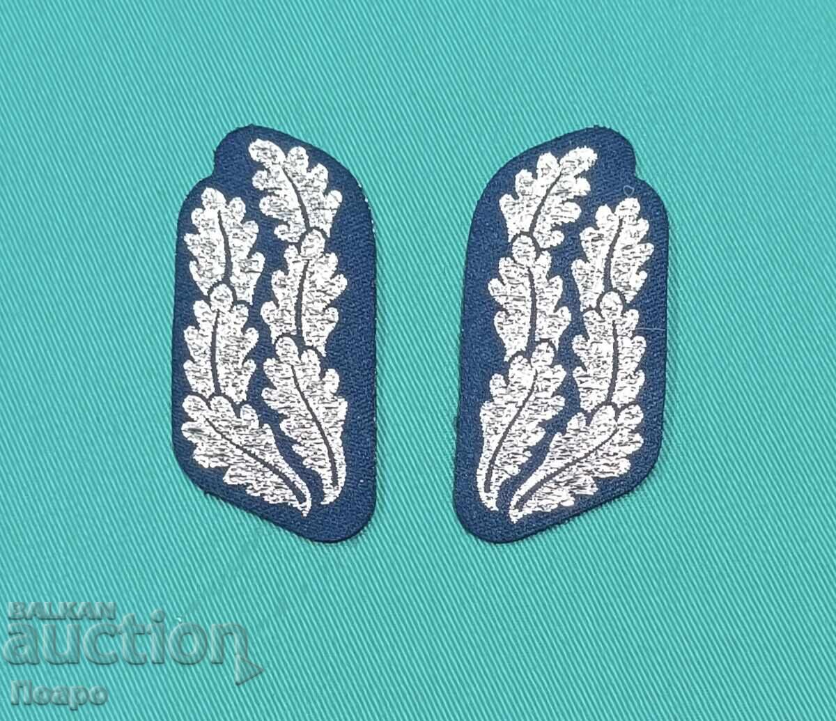 Emblems, collar tabs, officer, Ministry of Interior