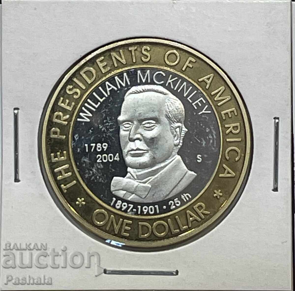 Micronezia 1 dolar 2004 William McKinley