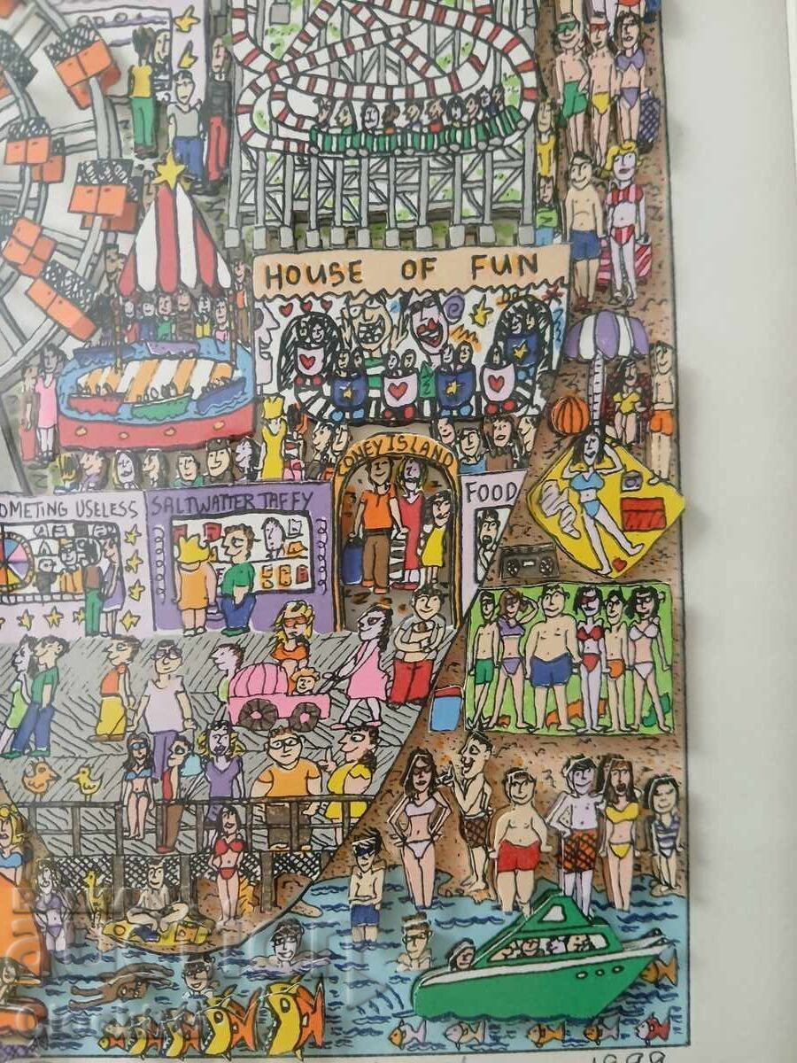 Παράδοση Πωλείται πρωτότυπο 3D έργο του James Rizzi Παράδοση Πωλείται πρωτότυπο 3D έργο του James Rizzi