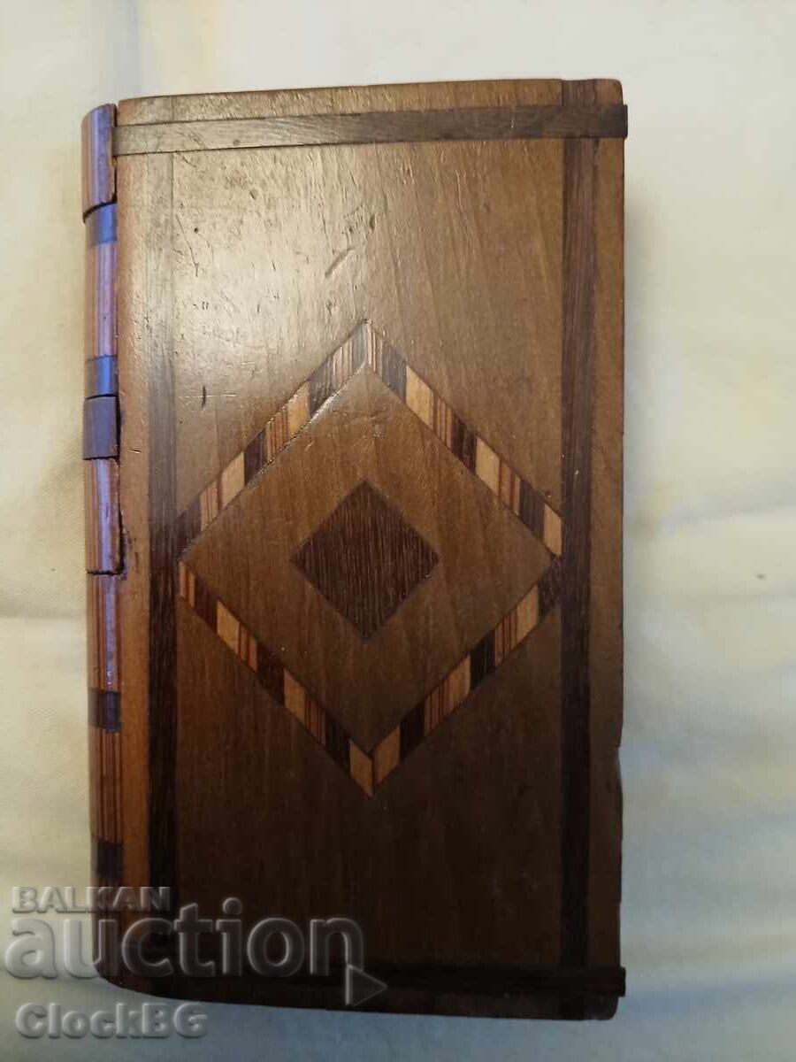 Antique wooden bible box
