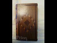 Antique wooden bible box