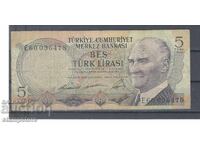 Turcia - 5 lire